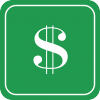 CCCD Financial Icon, stack of money